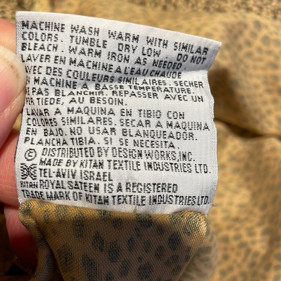 ROYAL SATEEN 2 king Pillow Cases. 100% Egyptian Cotton. ISRAEL. Animal print - Picture 5 of 5